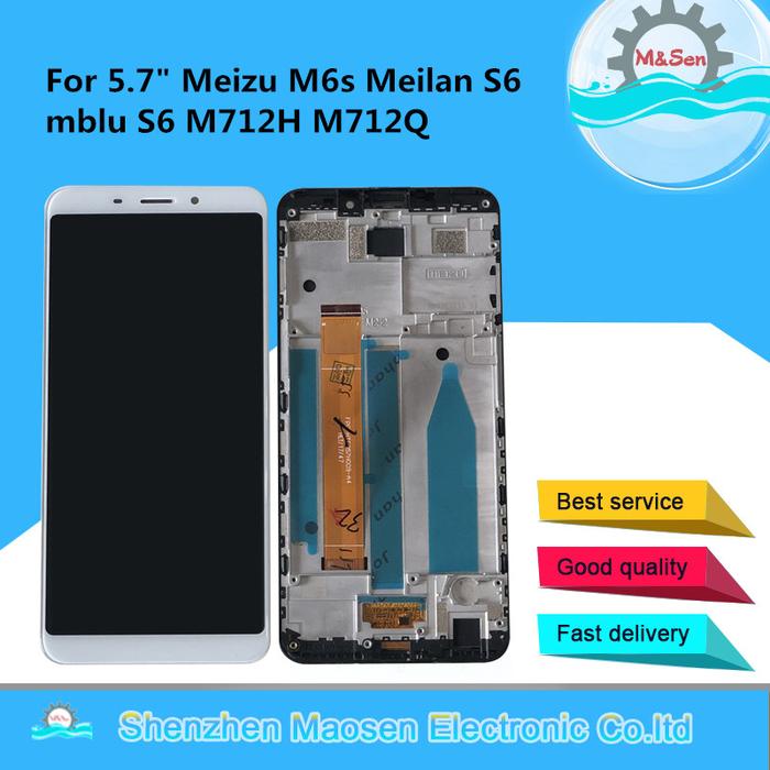 Original M&Sen 5.7" For Meizu M6S Meilan S6 Mblu S6 M712H M712Q LCD
