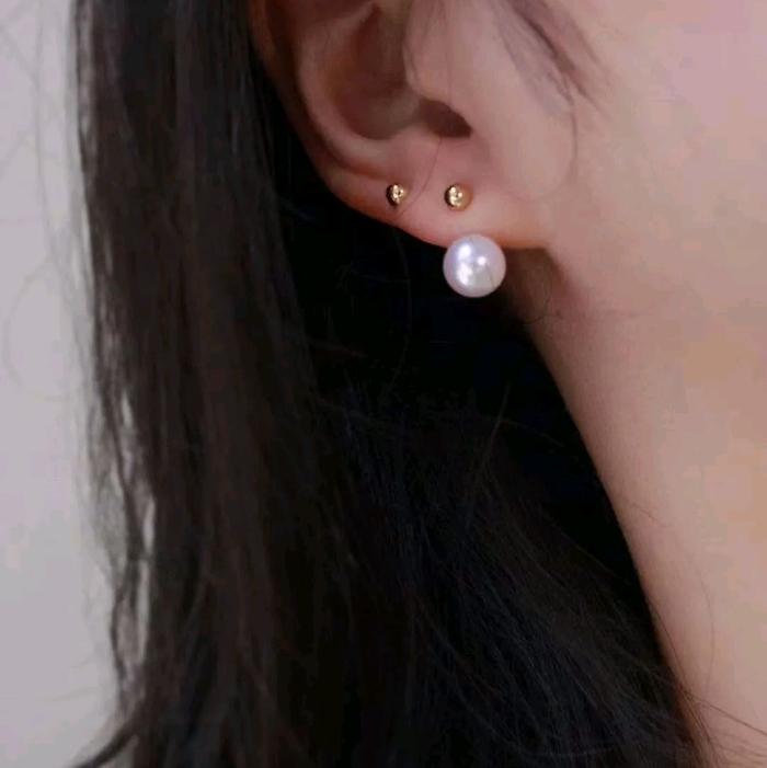 Anting Akoya mutiara air laut