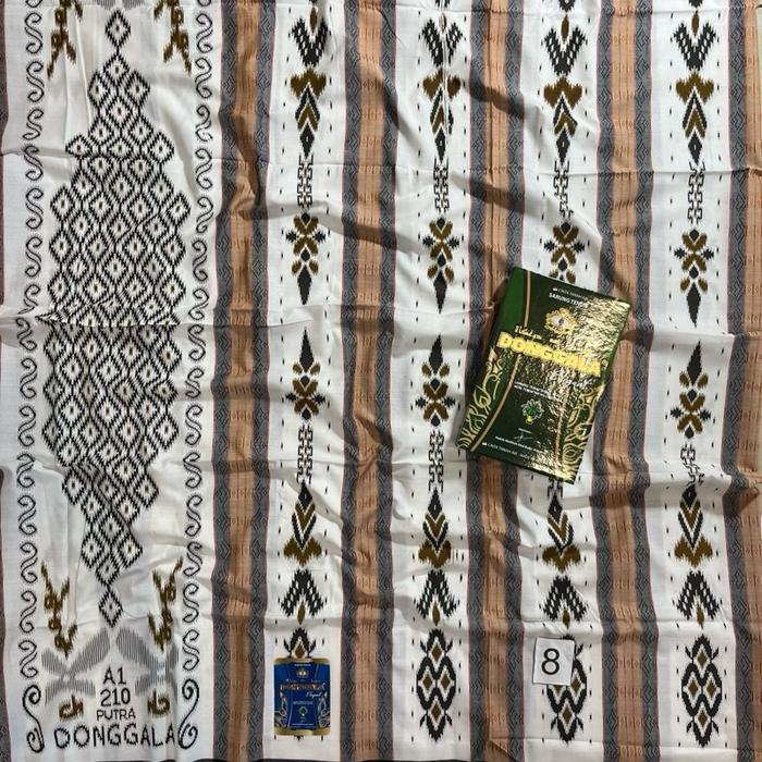 Sarung Donggala Asli Songket Timbul Kembang Elegant Motif Sutra Bhs Bahan Rayon Halus A1 210 Uk Dewa