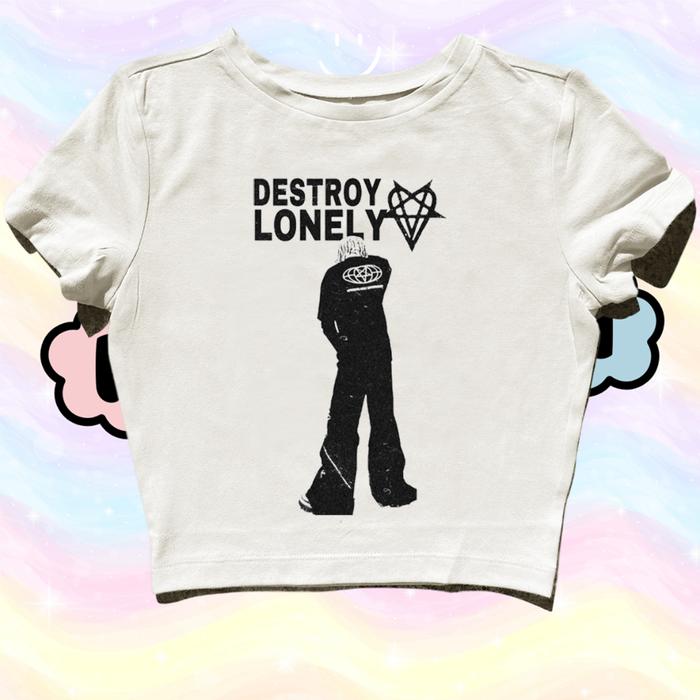 STARPERSON | CROP TOP DESTROY LONELY | GRUNGE | Y2K | METAL | VINTAGE | ANIME | BAND | KPOP | ROCK |
