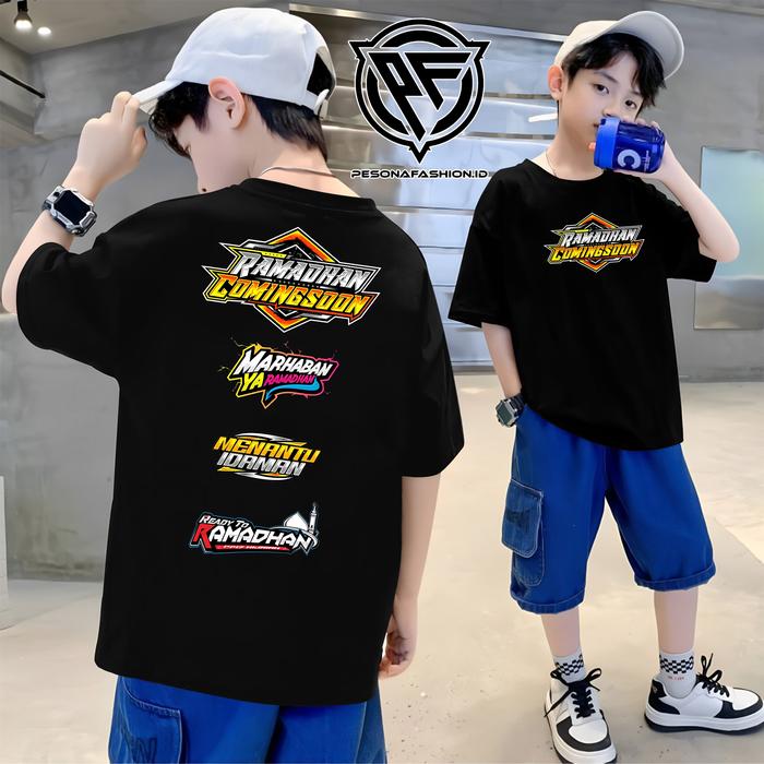 Kaos Anak Ramadhan Race 2026 Marhaban Ya Balapan Vol 2 Drag Bike Baju Ramadan Race Repeat Racing Mot