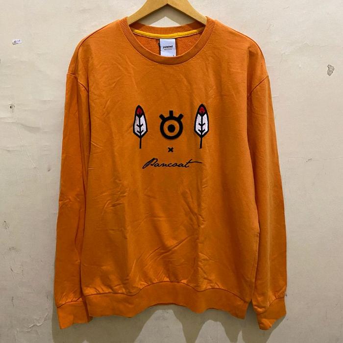 Rare Pancoat indian feather art crewneck sweatshirt original second Bekas murah. Jual crewneck Panco