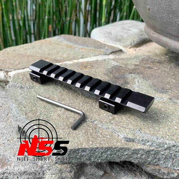 STOK TERBATAS !!!! RAIL ADAPTER / RAIL CONVERTER PICATINY 11MM JADI 21MM / RAIL MOUNTING SCOPE / RAI