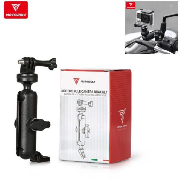 Sale Breket Gopro Action Cam Holder Kamera Motor Camera 360 Motowolf Spion
