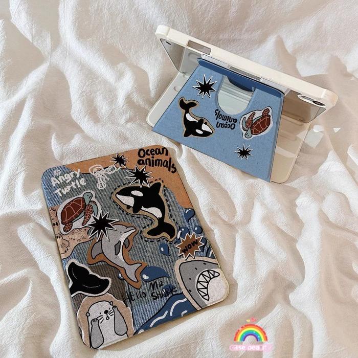 Case Tab Samsung Galaxy Tab 720°Rotate Tab S9 S9 Plus Acrylic Flip Case Samsung Tab S8 S8 Plus Tab A