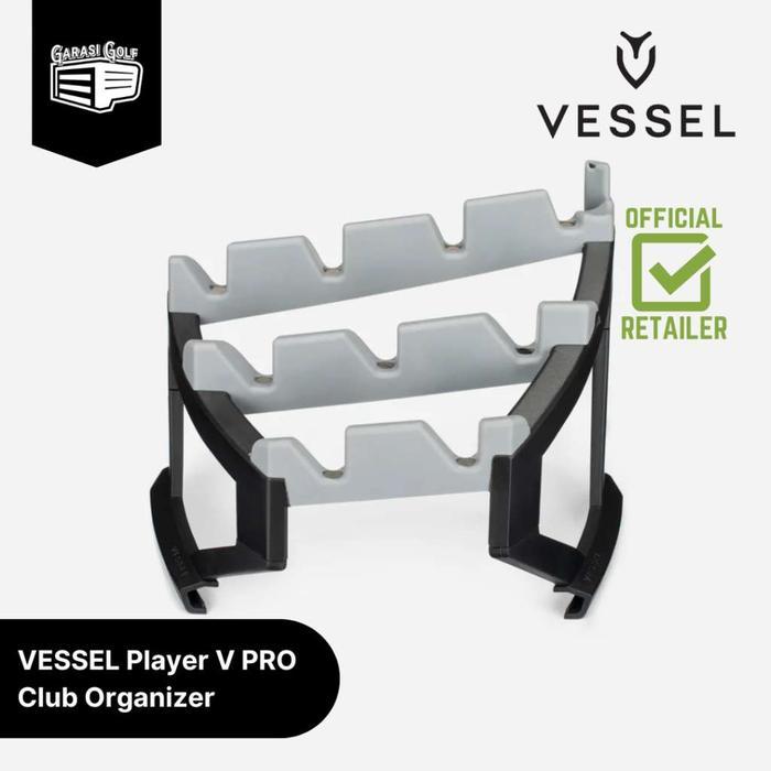 PREMIUM VESSEL Player V PRO Club Organizer - Golf Bag Club Rack Iron Holder Pengatur Stik Golf Brack