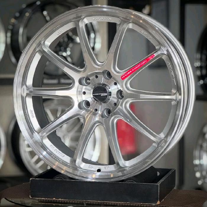 velg racing ring 18 JF LUXURY ZR10 LEBAR 8,5 ET 22 R18 POLISH velg mobil Innova reborn Almaz venture