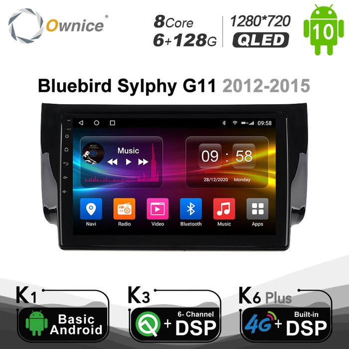 QLED Android 10.0 Mobil DVD GPS Navigasi Pemutar Mobil untuk Nissan