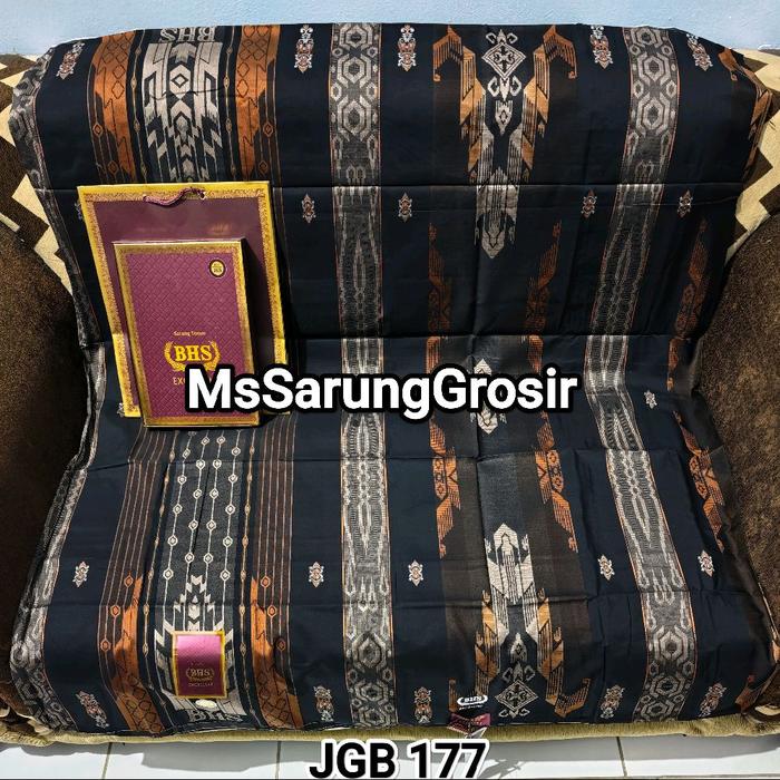 Sarung BHS Excellent JGD, JGH, JGF, JGB, JGP Gold & Silver Muslim Motif