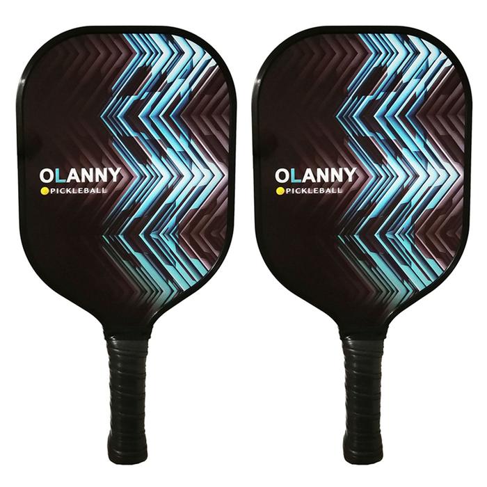Terlaris, 2X Raket Bola Pickleball Serat Karbon Profesional Raket