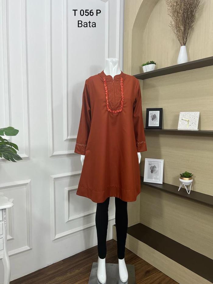 NATALIA KEBAYA - Tunik Kalung Batu - Baju Kurung Toyobo Fuso - Baju Pesta Polos