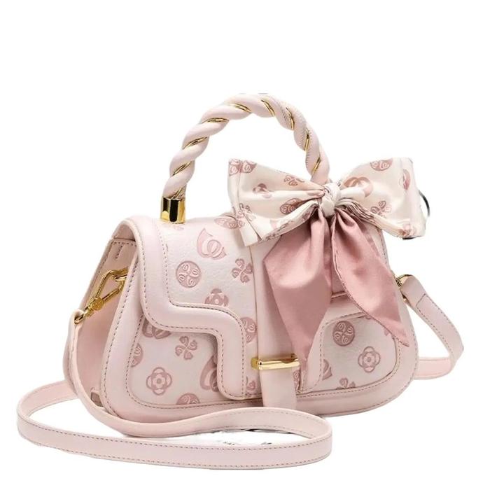 I.T GOLEDY Korea Style Tas Selempang Wanita PINK Slingbag Fashion KSG2155 Sling Cewek Kulit Pu