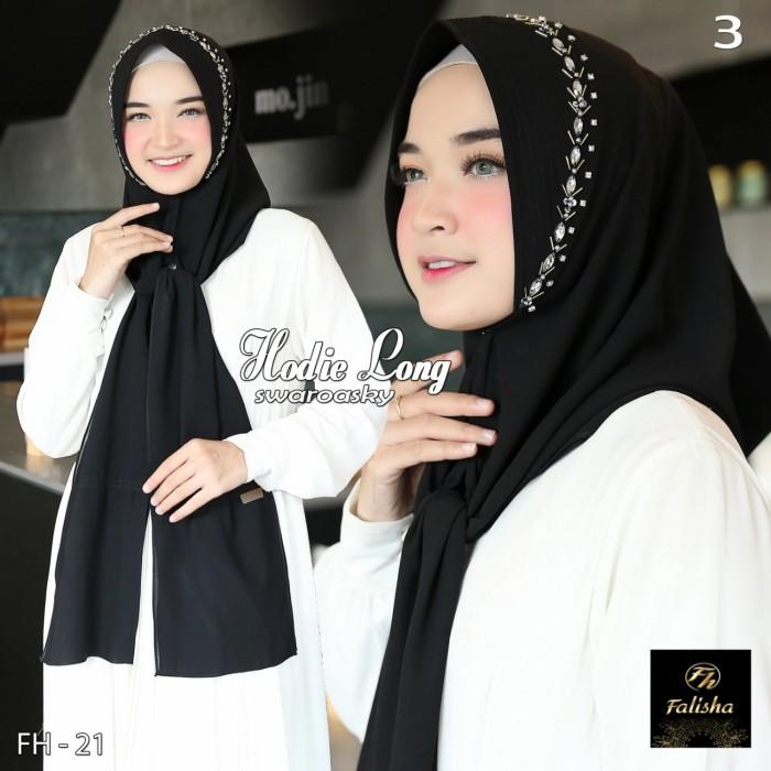 Sale Jilbab Pashmina Hodie Long Swaroski Ori Falisha Hijab Dsk4