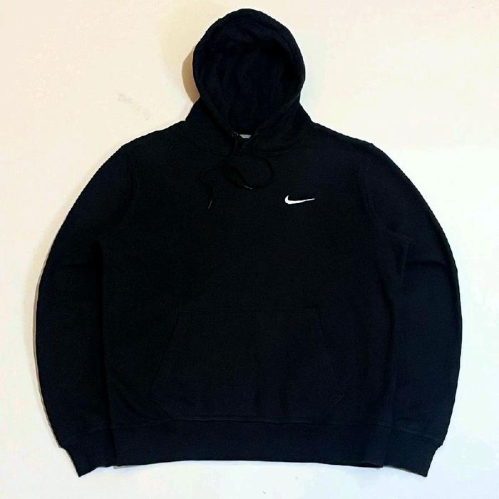 Nike Basic Small Swoosh Hoodie Black