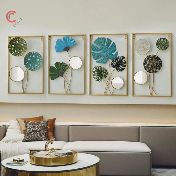 【 Ready stock 】40cm x 25cm Wall Decoration 3D / Hiasan Dinding Dengan Cermin / Hiasan Dinding / Hias