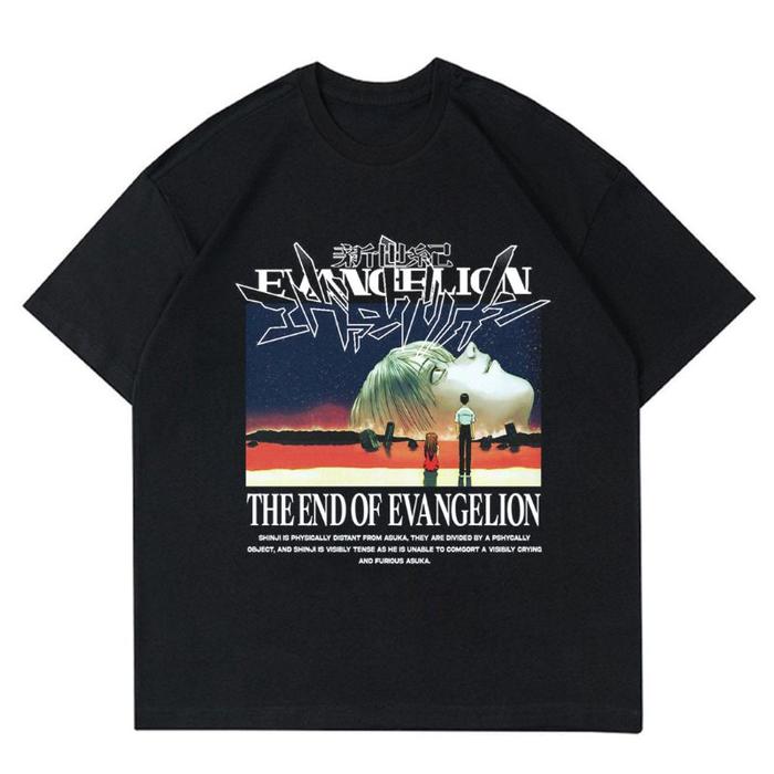 [COD]KAOS ANIME NEON GENESIS EVANGELION "THE END OF EVANGELION" | T-SHIRT BAJU ANIME VINTAGE | KAOS 