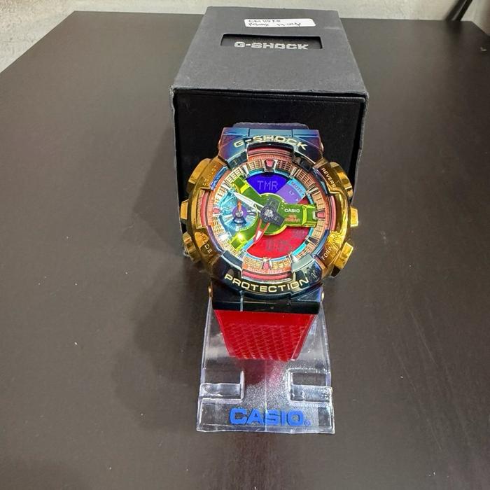 Casio Gshock GM 110RB-2A / GM110RB-2 Rainbow Ion Plating Bezel