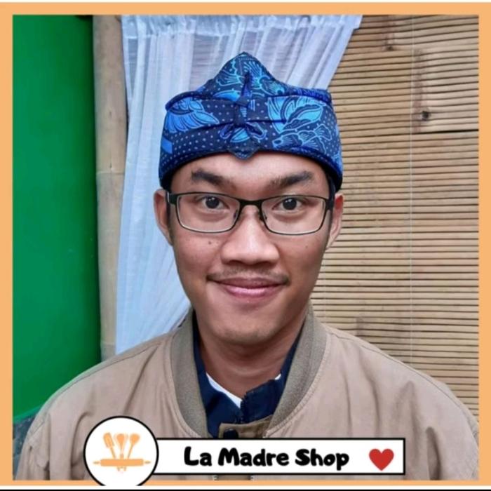 TOTOPONG IKET Ikat Kepala Tradisional Sunda Peci Kain Batik