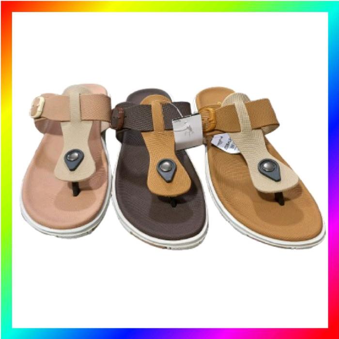 Sandal cobaleno flat rendah Sendal Wanita jepit