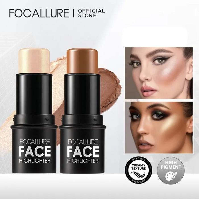 FOCALLURE lipstik Matte tahan lama 12 warna lipstik berkilau tahan
