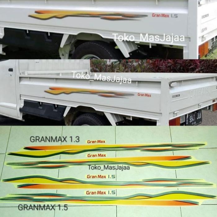 sticker stiker list body gran max 1.5 pick up / stiker list body gran max 1.3 pick up / stiker granm