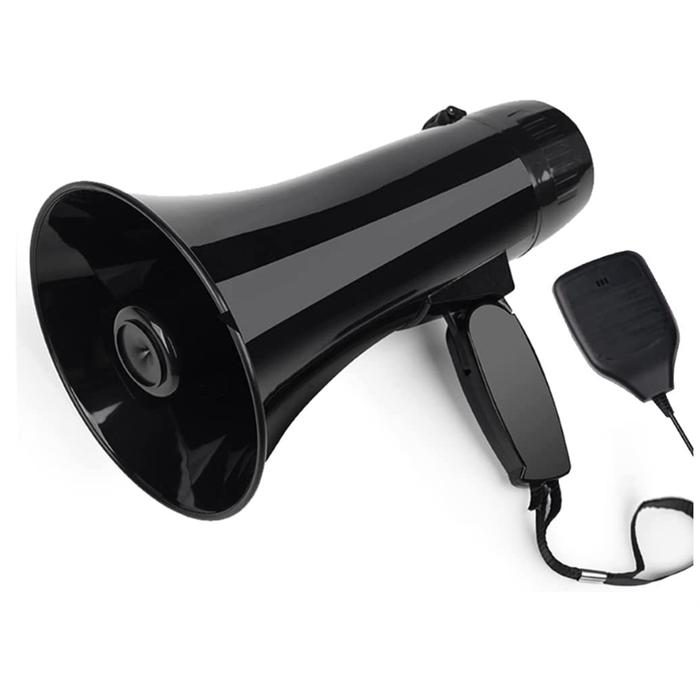Super Deals 35 Watt Power Portable Megaphone Speaker PA Bullhorn with Detachable Handheld Microphone