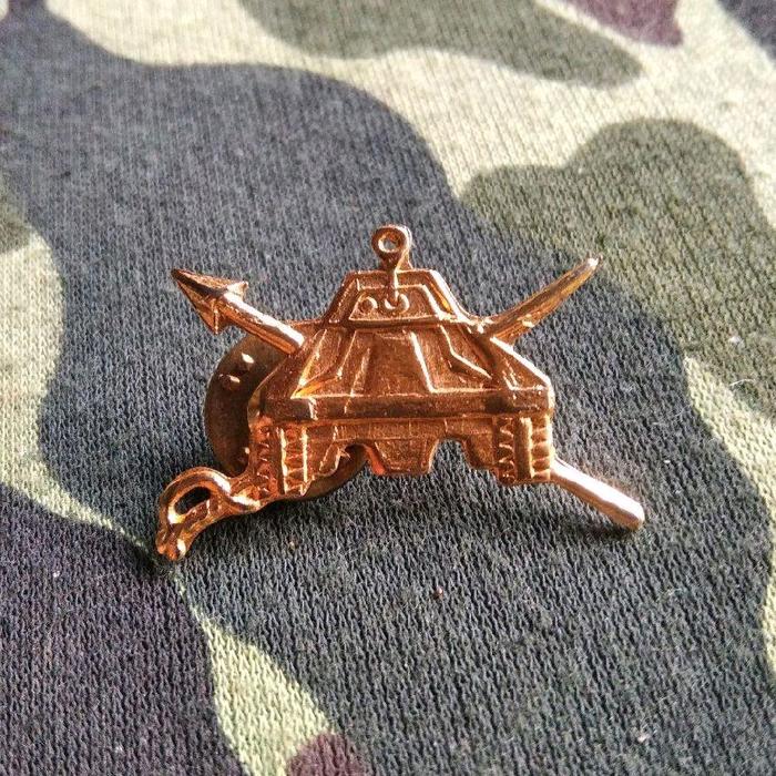 pin kavaleri jadul pin tentara jadul pin tank crew cavalry personil kendaraan lapis baja ranlaba bro