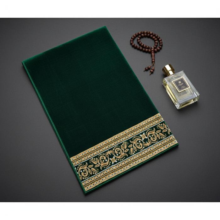 Al Hilal Sajadah Imam Karpet Masjid Lembut Tebal 14-15mm Import Royal Tebriz Kul Sharif Lebar 120cm 