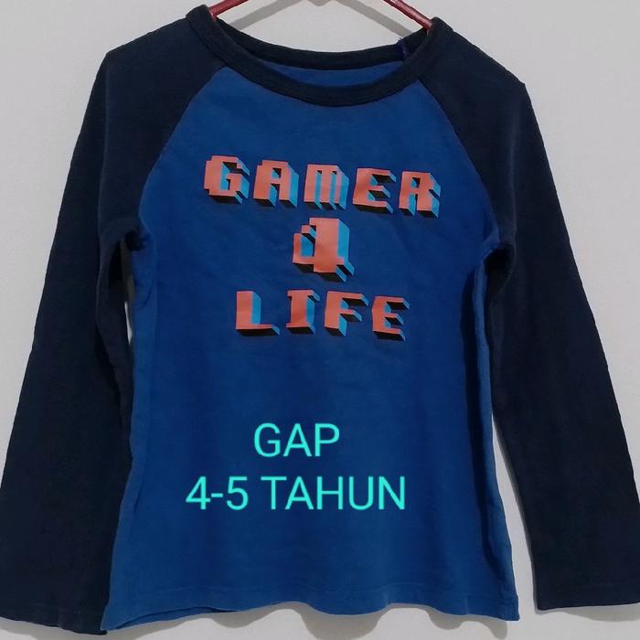 KAOS LENGAN PANJANG ANAK GAP ORIGINAL