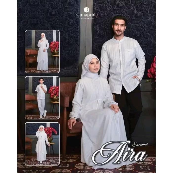 SARIMBIT GAMIS PUTIH RAUNA RGF/RGAF/RFF WHITE COUPLE 2025