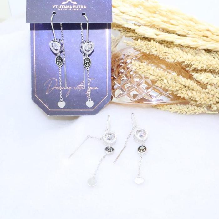 ANTING EMAS SELIP PANJANG IVAN GUNAWAN DANCING STONE YT UTAMA PUTRA 750 17K