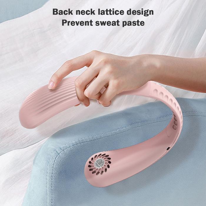 Bladeless Hands-free Neck Fan Portable Rechargeable Lazy Neck Cooler