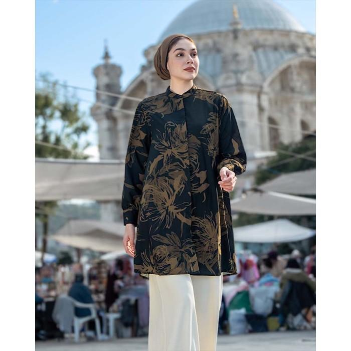 Murah Heaven Lights - Savannah Long Shirt - Tunik Motif Wanita - Tunik Kekinia Non COD