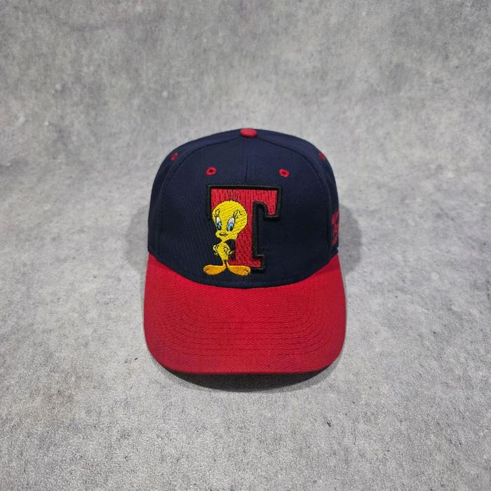 TOPI VINTAGE TWEETY WARNER BROS. MOVIE WORLD GOLD COAST AUSTRALIA SNAPBACK HATS