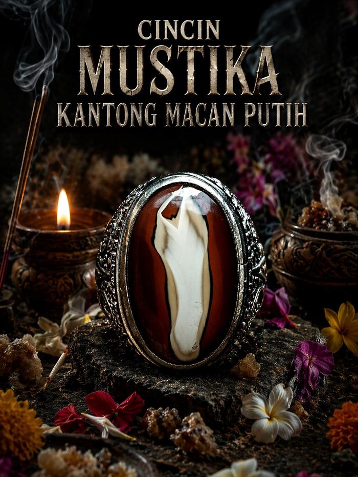 CINCIN MUSTIKA KANTONG MACAN PUTIH