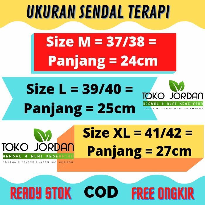 Ready Sandal Jepit Refleksi Plastik Duri Kecil Dop Sandal Sendal Rematik