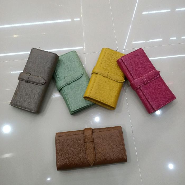 Dompet panjang lidah wanita kulit sapi
