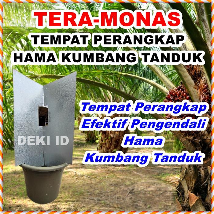 Teramonas Tempat Perangkap Feromonas Oricmas Pengendali Hama Kumbang Tanduk Kelapa Sawit PPKS
