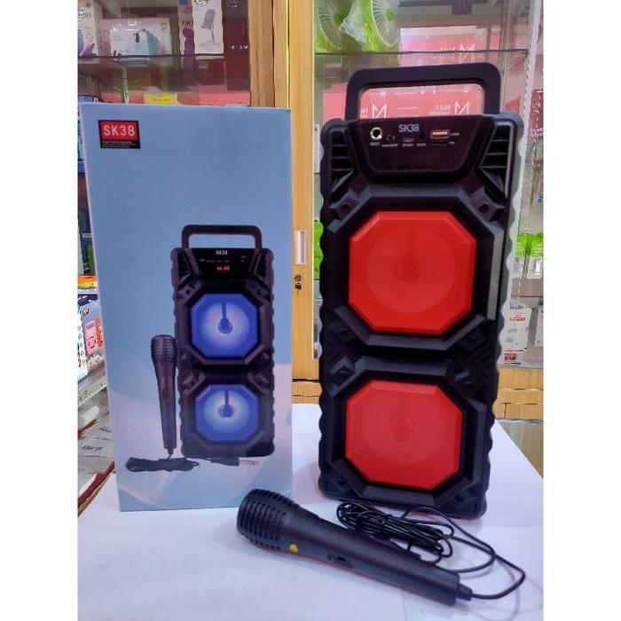 Speaker Bluetooth Portable SK-38+MIC Speaker Wireless
