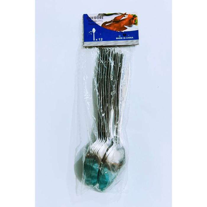 Sendok Makan Stainless 1 Lusin Sendok Garpu Makan Isi 12pcs Set Alat Makan