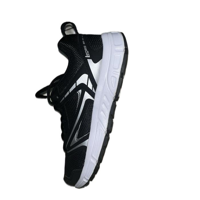 Sepatu Legas Unisex Running Hitam Putih - Cocok untuk running