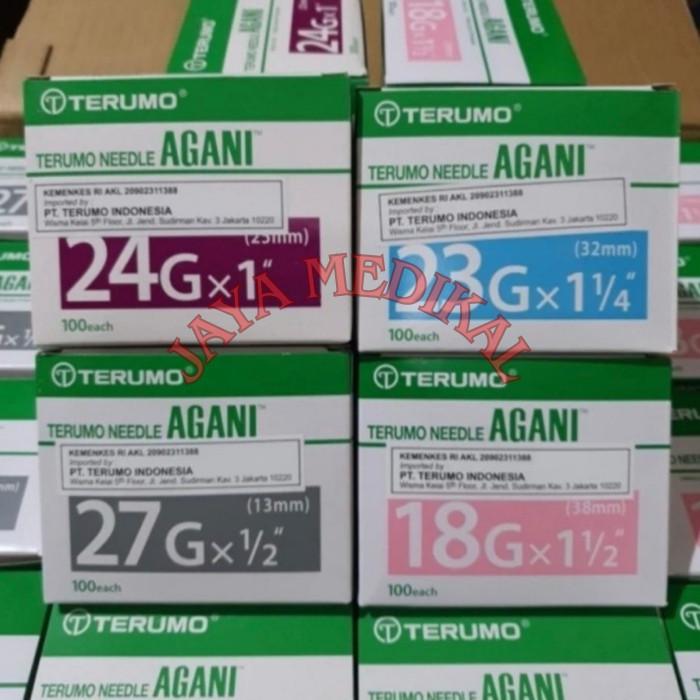 Needle Terumo Agani  18G 21G 22G 23G 24G 25G 26G 27G 30G