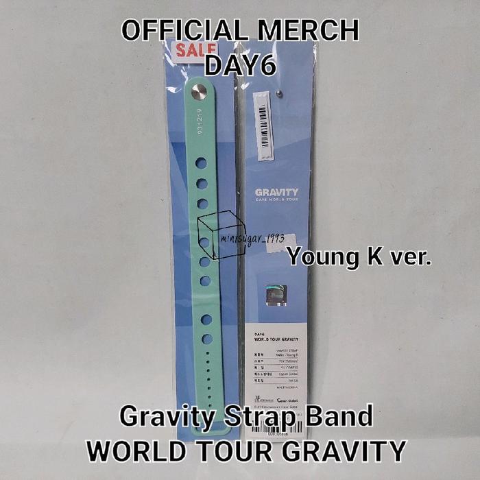 [ OFFICIAL READY STOCK ] DAY6 WORLD TOUR GRAVITY OFFICIAL MERCH MD [ Gravity Strap Band ]