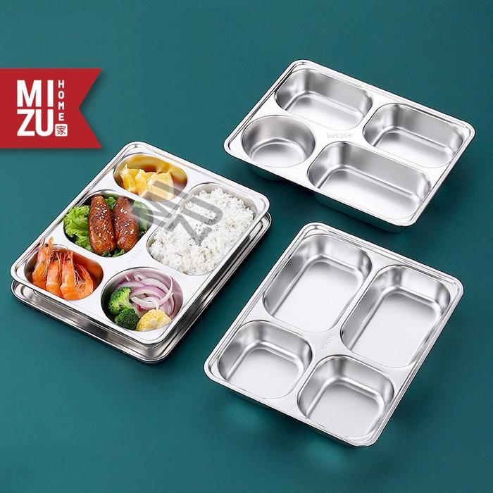 MIZU SIGPAN Korean Style Food Meal Tray School Canteen Piring Penyaji Makanan Ala Korea