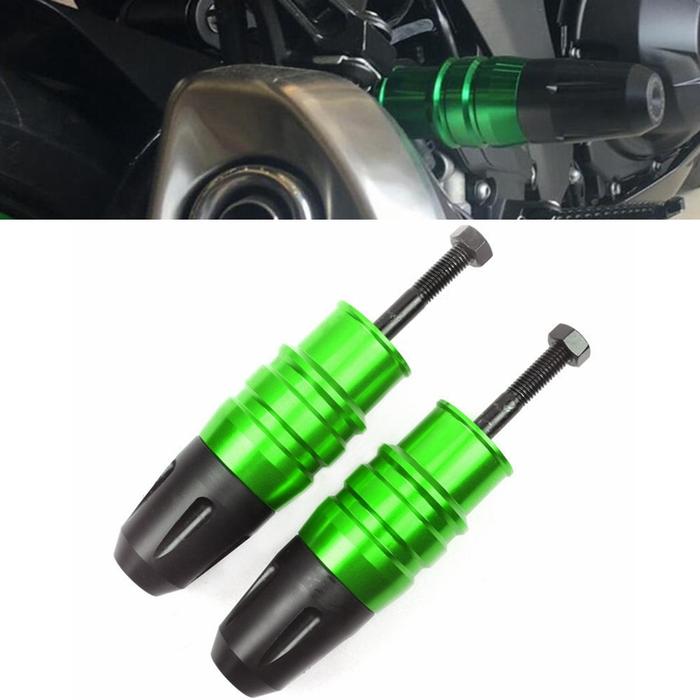 Motorcycle Cnc Frame Crash Pads Exhaust Sliders Crash Protector Kawasaki_Z800 Z750 Z900 Z900Rs Z1000