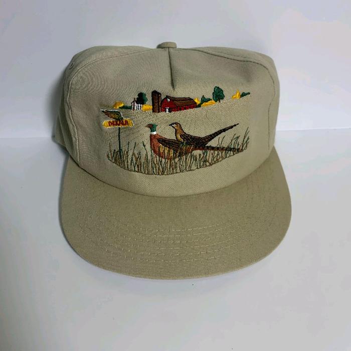 TOPI VINTAGE DEKALB ART BURUNG
