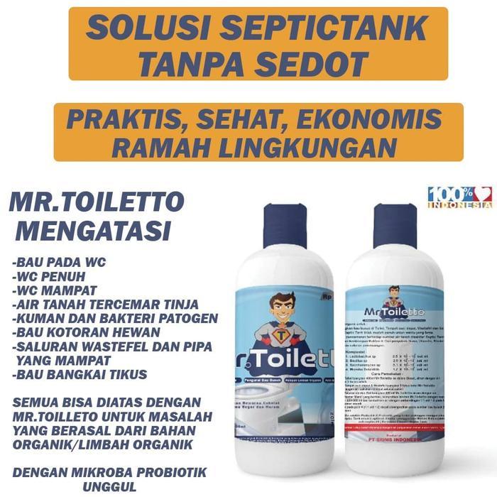 Mr. Toiletto Anti Bau WC Cairan Pengurai Limbah Organik Septictank