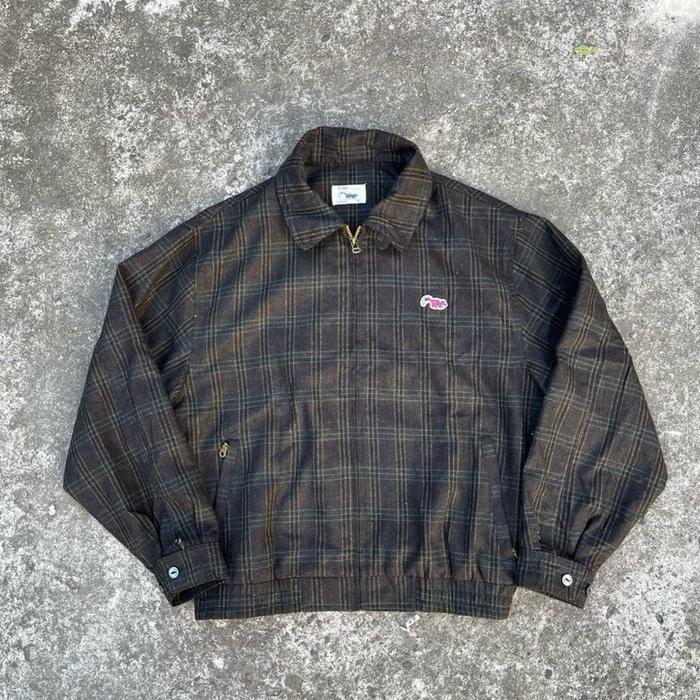 Vtg Wool harrington Jacket