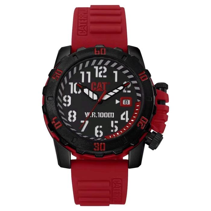 jam tangan pria caterpillar lk.181.28.118 original garansi resmi Merah Watches Rubber
