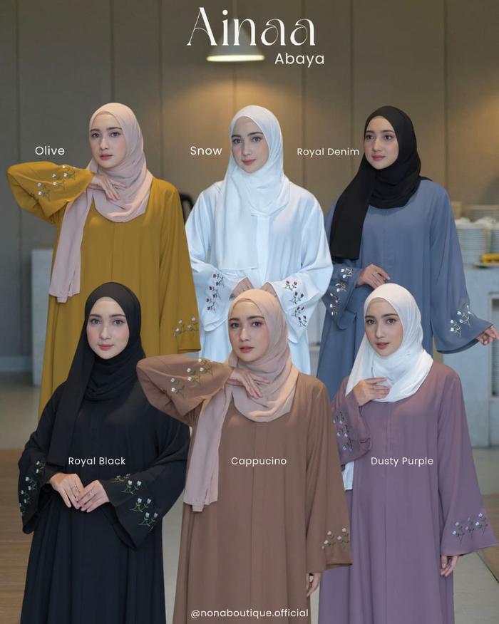 NONA BOUTIQUE - ABAYA AINAA - ABAYA UMROH